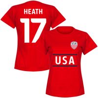 Verenigde Staten Heath 17 Team Dames T-Shirt
