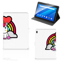 Lenovo Tab E10 Hippe Tablet Hoes Unicorn Cute - thumbnail