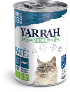 Yarrah natvoer kat blik pate bio vis 400gr