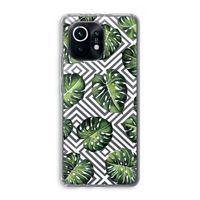 Geometrische jungle: Xiaomi Mi 11 Transparant Hoesje