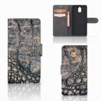 Nokia 3.1 (2018) | Telefoonhoesje | Met pasjeshouder | Krokodillenprint
