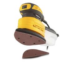 POWERPLUS POWDP50200 Handschuurmachine - 180W - Geschikt voor links- en rechtshandig gebruik - Inclusief 5 vellen schuurpapier
