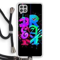 Dream: Samsung Galaxy A22 4G Transparant Hoesje met koord