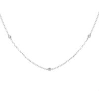 Ketting Witgoud Diamant 0.13ct (H SI) 1,4 mm 41-45 cm