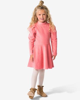 051 Kinderjurk Corduroy Roze (roze)