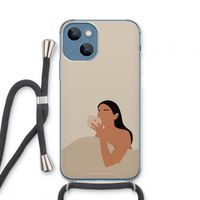 Fresh coffee: iPhone 13 mini Transparant Hoesje met koord Fresh coffee: iPhone 13 mini Transparant Hoesje met koord