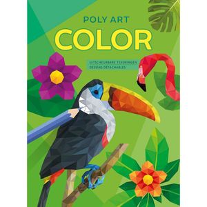 Deltas Poly Art kleurboek 28 x 20,5 cm 48 pagina's - (ISBN:9789044757217)