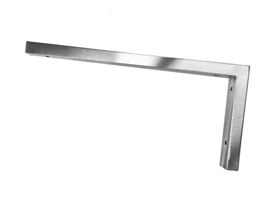 Wiesbaden Geborsteld stalen L- supportbeugel 46x22