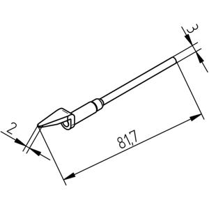 Ersa 0452MDLF020/SB Desoldeerpunt Grootte soldeerpunt 2 mm Inhoud: 1 stuk(s)