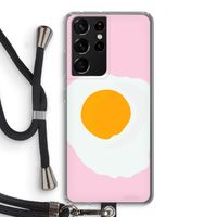Sunny side up: Samsung Galaxy S21 Ultra Transparant Hoesje met koord