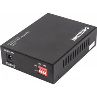 Intellinet Gigabit PoE+ Media Converter