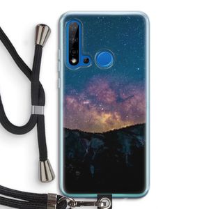 Travel to space: Huawei P20 Lite (2019) Transparant Hoesje met koord