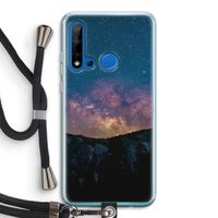 Travel to space: Huawei P20 Lite (2019) Transparant Hoesje met koord