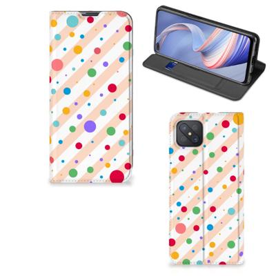 OPPO Reno4 Z 5G | Hoesje met Magneet | Dots