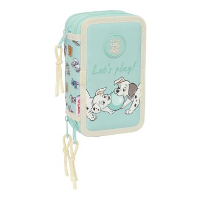 Schooletui met Accessoires Disney Blauw 12,5 x 19,5 x 5,5 cm 37 Onderdelen