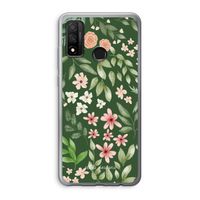 Botanical green sweet flower heaven: Huawei P Smart (2020) Transparant Hoesje