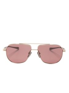 Dita Eyewear lunettes de soleil rondes à double pont - Marron