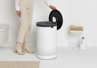 Brabantia Wasbox 60 L - Wit / Dark Grey - thumbnail