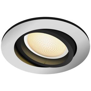 Philips Lighting Hue LED-inbouwlamp 871951433854800 Hue White Amb. Milliskin Einbauspot rund aluminium 350lm Erweiterung GU10 5 W