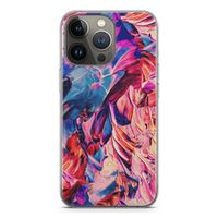 Pink Orchard: iPhone 13 Pro Transparant Hoesje Pink Orchard: iPhone 13 Pro Transparant Hoesje