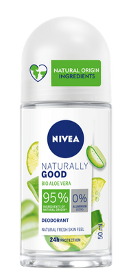 Nivea Naturally Good Bio Aloë Vera Deodorant Roll-On
