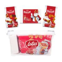 Lotus Sint koekjespakket - speculoos mini's & Klaasdoosje - 480g