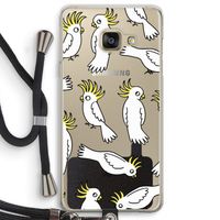 Papegaai: Samsung Galaxy A3 (2016) Transparant Hoesje met koord