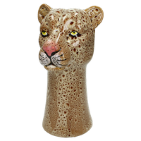 Wants&Needs Accessoires Vaas Leopard Bruin 17.2 X 15.5 X 29 - thumbnail
