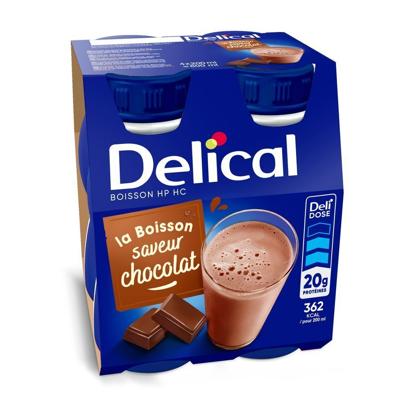 Delical Hphc 360 Chocolade 4x200ml