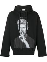 Ih Nom Uh Nit sweat à capuche David Bowie - Noir
