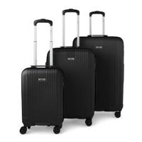 Noorvik Kofferset 3-Delige Set Black Noorvik Kofferset 3-Delige Set Black