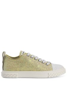 Giuseppe Zanotti baskets Blabber à paillettes - Jaune