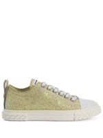 Giuseppe Zanotti baskets Blabber à paillettes - Jaune
