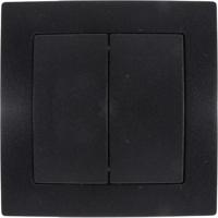 Enzo Benson inbouw schakelaar serie zwart - 4650035