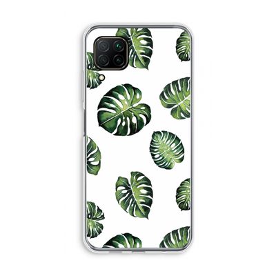Tropische bladeren: Huawei P40 Lite Transparant Hoesje