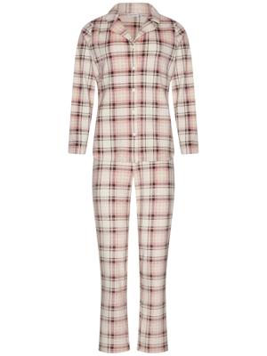 Duurzame fleece doorknooppyjama Pastunette