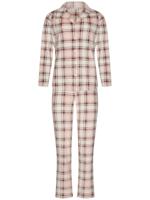 Duurzame fleece doorknooppyjama Pastunette
