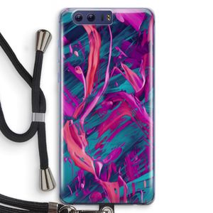 Pink Clouds: Honor 9 Transparant Hoesje met koord