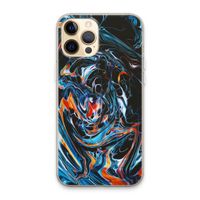 Black Unicorn: iPhone 13 Pro Max Transparant Hoesje
