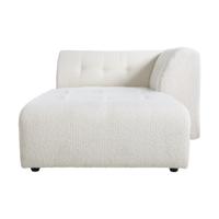 HKliving Vint bank right divan Boucle Cream