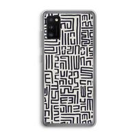 Moroccan Print: Samsung Galaxy A41 Transparant Hoesje
