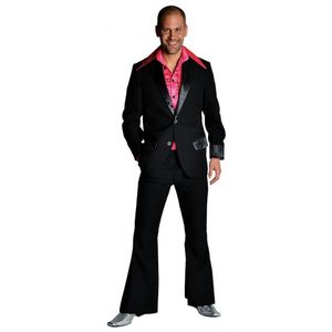 Zwarte colbert en broek voor heren 60-62 (XL)  -