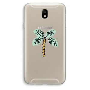 Palmboom: Samsung Galaxy J7 (2017) Transparant Hoesje