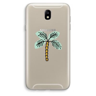 Palmboom: Samsung Galaxy J7 (2017) Transparant Hoesje