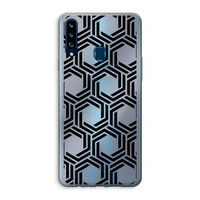 Geometrisch patroon: Samsung Galaxy A20s Transparant Hoesje