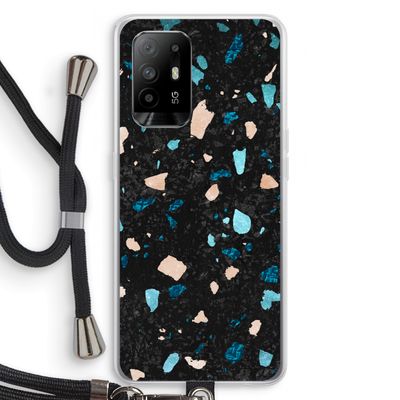 Terrazzo N°11: Oppo A95 5G Transparant Hoesje met koord
