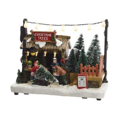 Verlichte decoratie Lumineo 18 X 10,5 X 14,2 CM (3 Stuks)