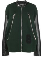 MM6 Maison Margiela veste à fermeture zippée - Vert