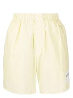 FOO AND FOO short à patch logo - Blanc