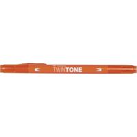 Tombow • twintone dual-tip brushpen carred orange